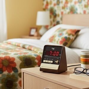 Vintage Late 70’s Cosmo Time LED Alarm Clock